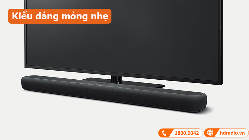 Loa soundbar Yamaha YAS-209 kiểu dáng mỏng nhẹ