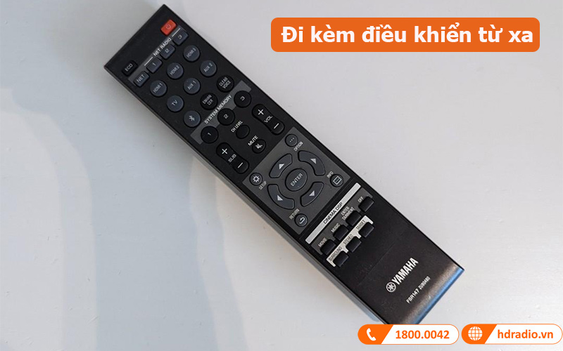 Loa soundbar Yamaha YSP-2700 đi kèm điều khiển từ xa