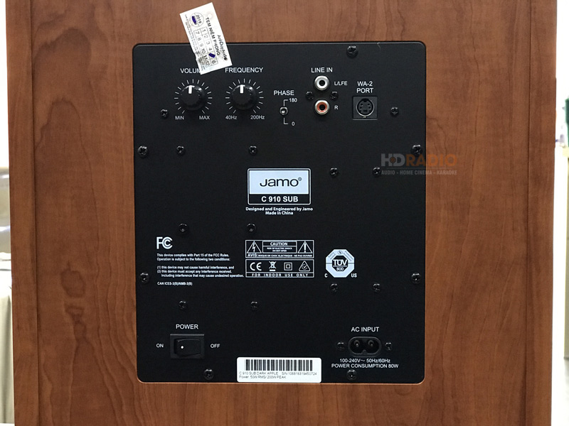 mặt sau Sub Jamo C910