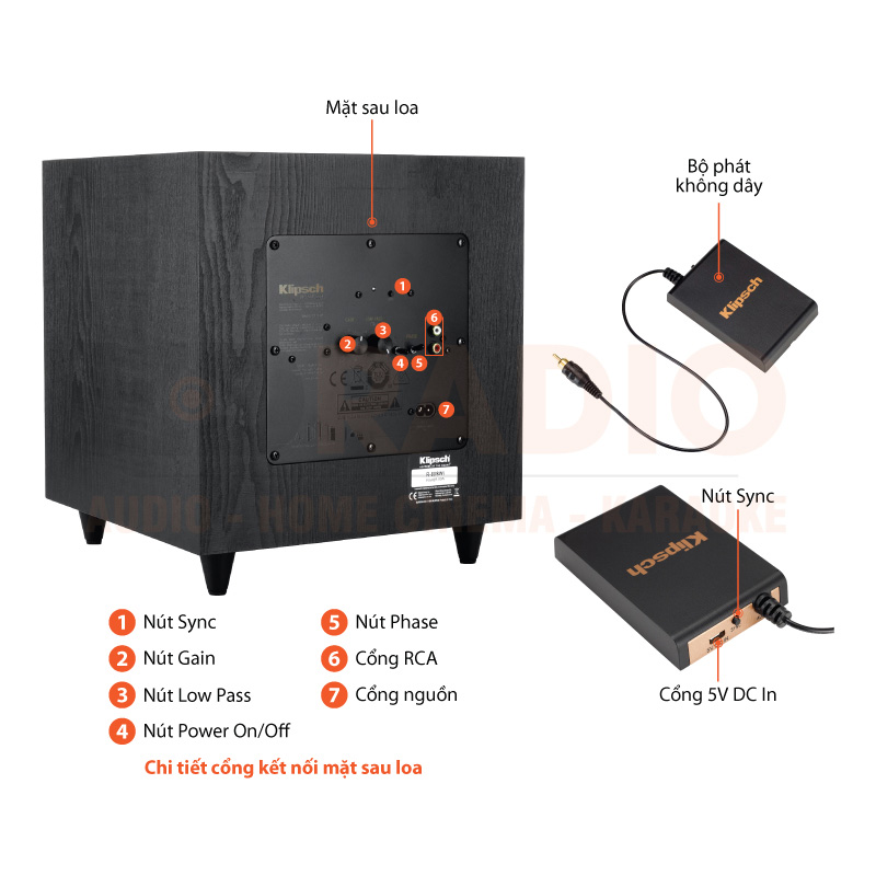 Loa sub Klipsch R-80SWI