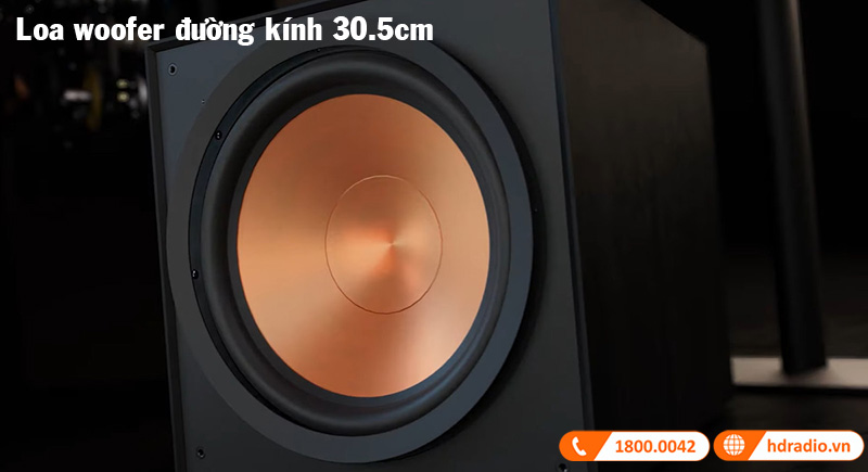 loa woofer duong kinh 30.5cm cua loa klipsch r-121sw