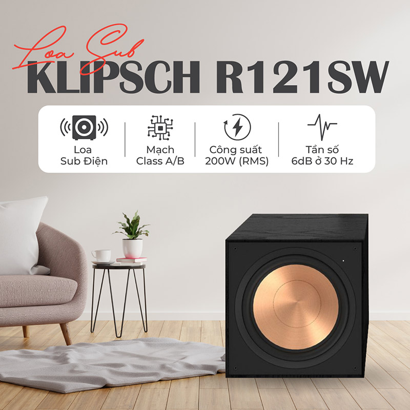 loa sub klipsch r-121sw