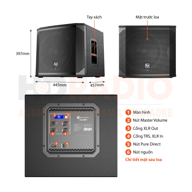 Loa Sub EV ELX200-12SP