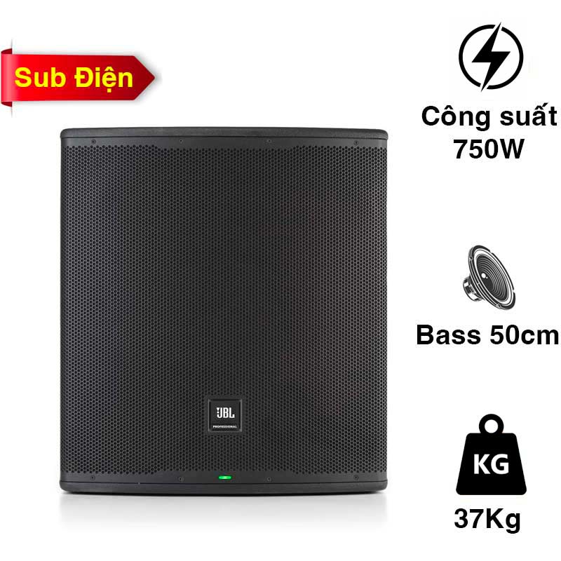 Loa Sub điện JBL Eon 718S, Công suất 750W RMS, Bass 50cm, LCD