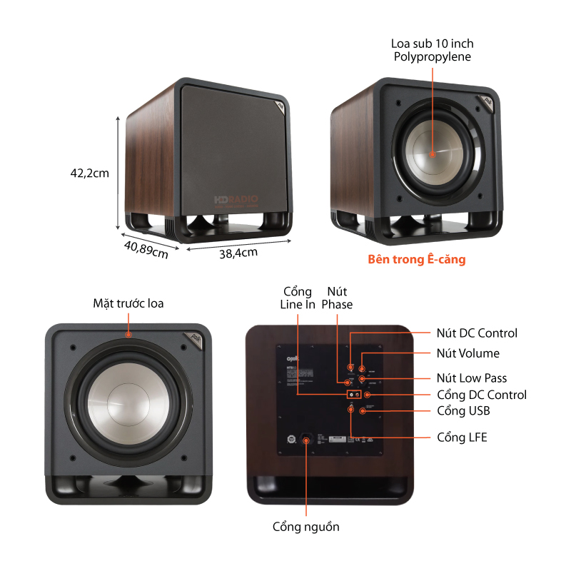 chu thich loa sub polk audio hts10