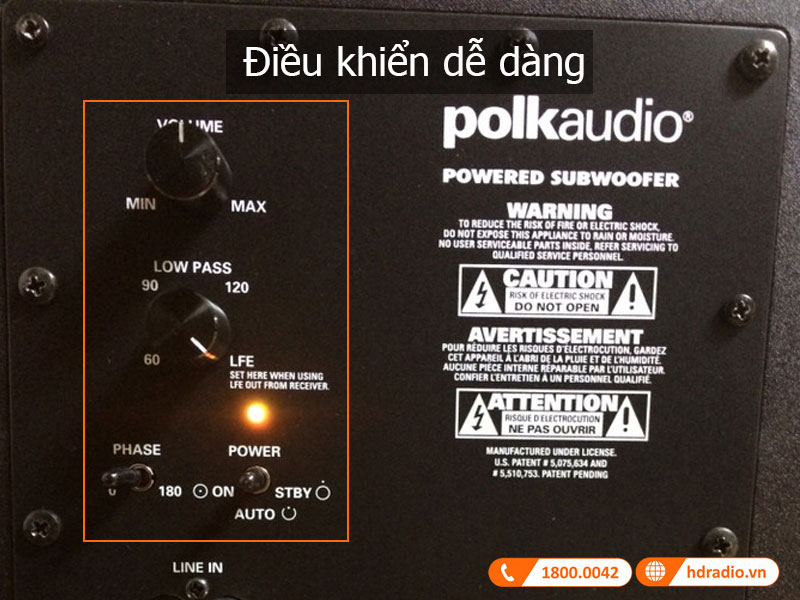 Dieu khien loa PSW 110