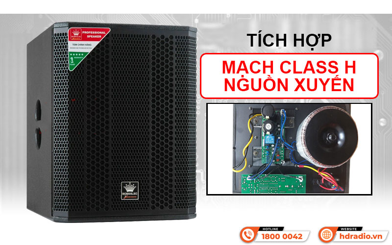 Xử lý Loa sub BossElac BE 15