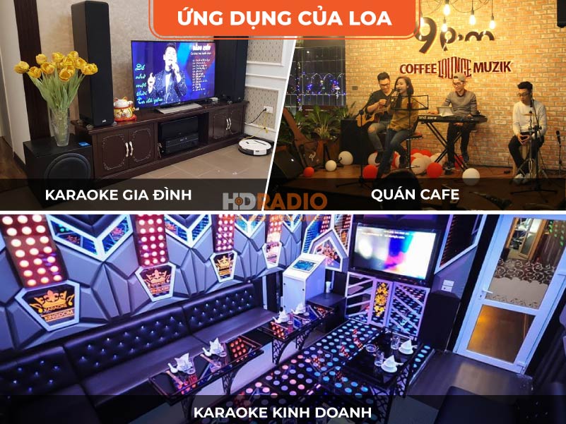 Ứng dung của loa sub listensound ls12a