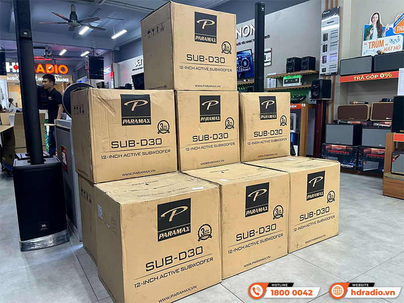 Loa Sub Paramax D30, Bass 30cm, 600W (Peak)-14