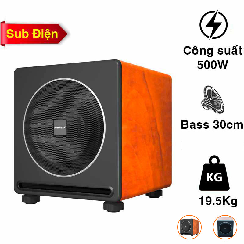 Loa Sub Paramax MK Sub30, Công Suất 500W, Bass 30cm