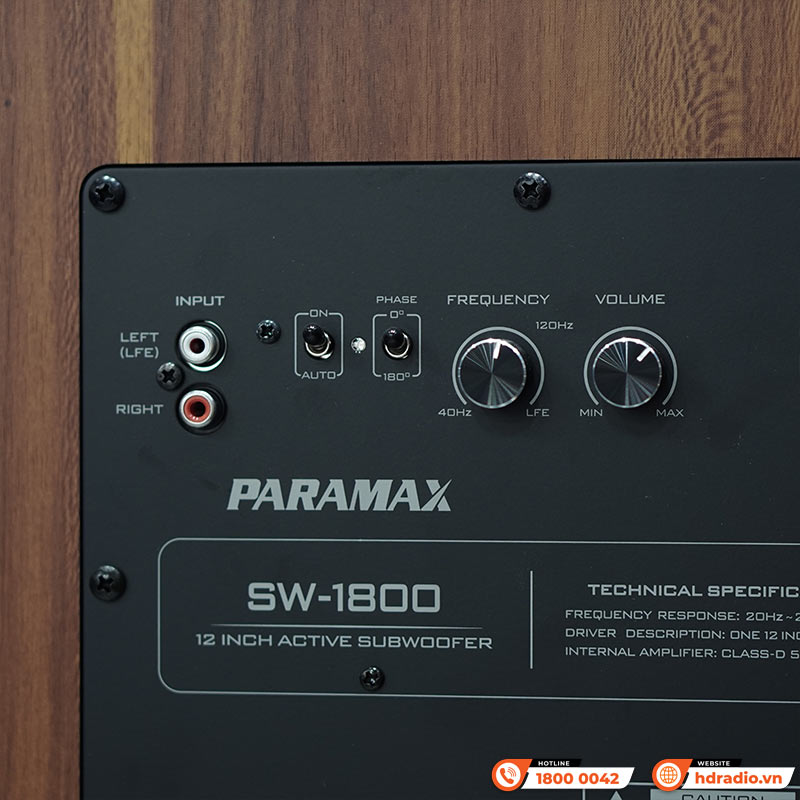 Loa sub Paramax SW1800-8