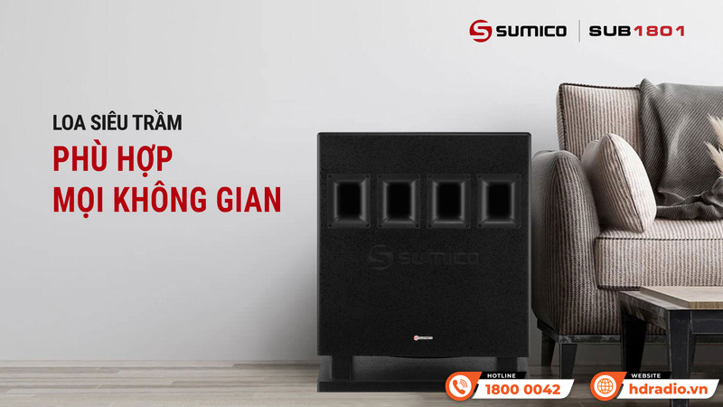 Loa sub Sumico SUB1801