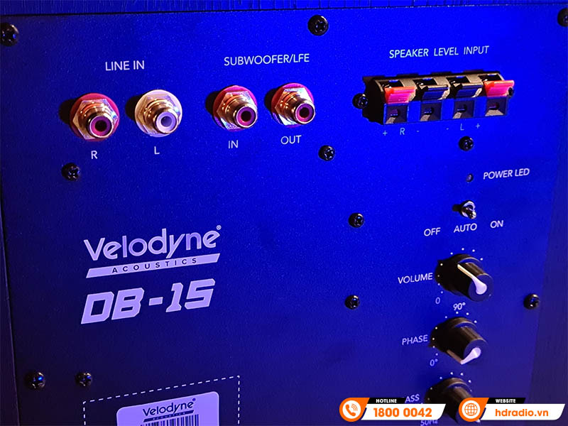 Loa sub Velodyne Acoustics Deep Blue