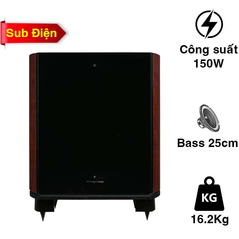 Loa Wharfedale Diamond 10.MX, Sub điện, Công suất 150W, Bass 25cm