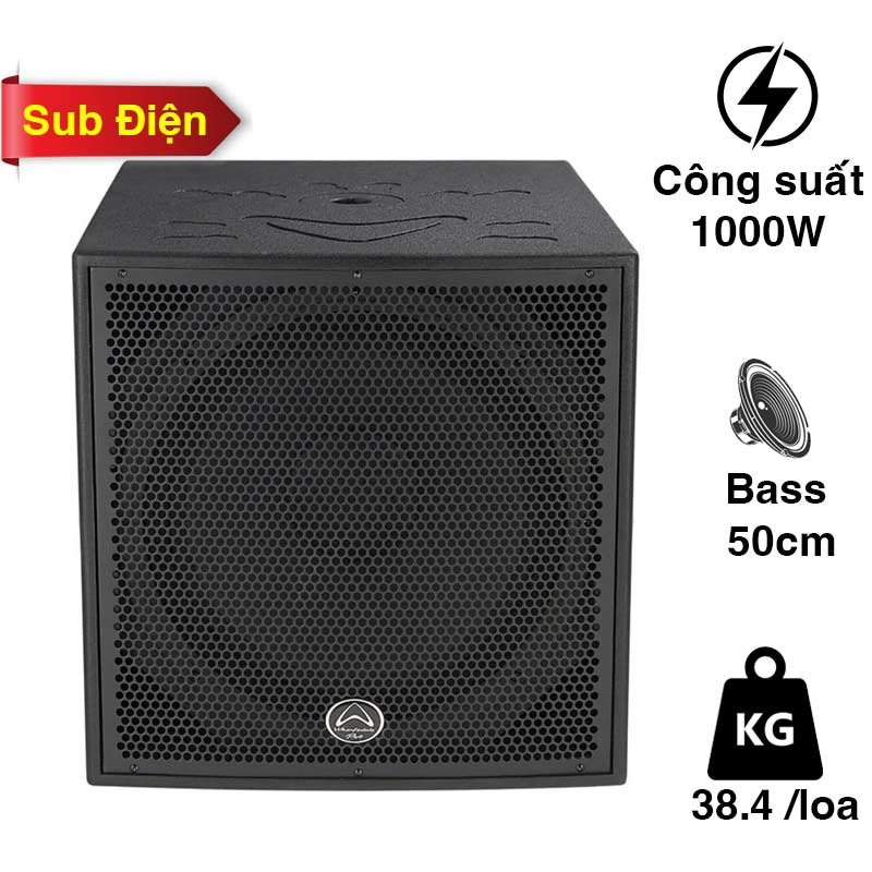 Loa Sub Điện Wharfedale Delta AX18B, Bass 50cm, 1000W