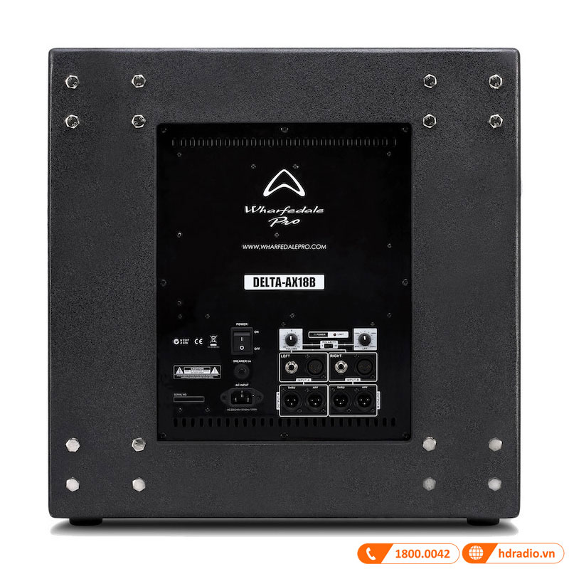 Kết nối Loa Sub Wharfedale Delta AX18B