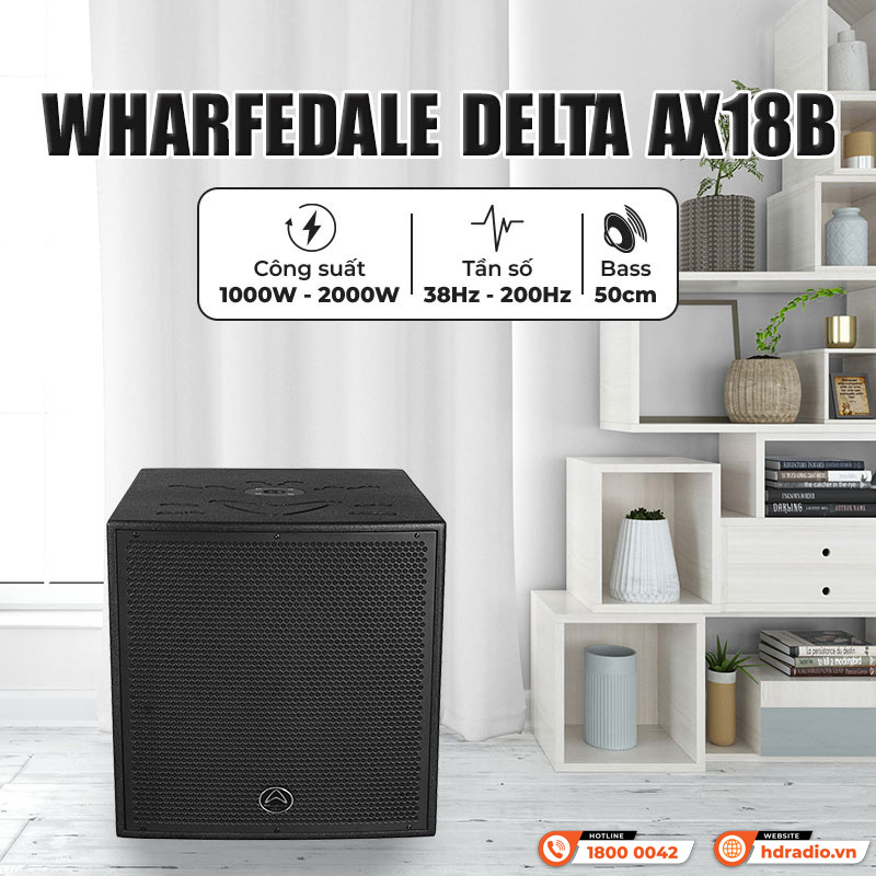 Tính năng của Loa Sub Điện Wharfedale Delta AX18B