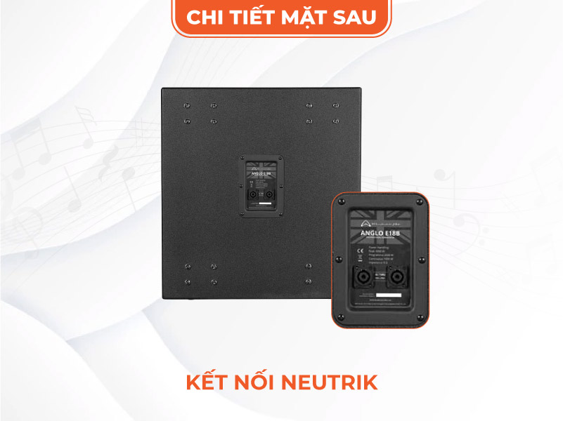 Loa Sub Wharfedale Anglo E18B Loa Sub Wharfedale Anglo E18B mặt sau