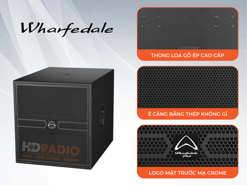 Loa Sub Wharfedale Anglo E18B Loa Sub Wharfedale Anglo E18B kiểu dáng đơn giản sang trọng