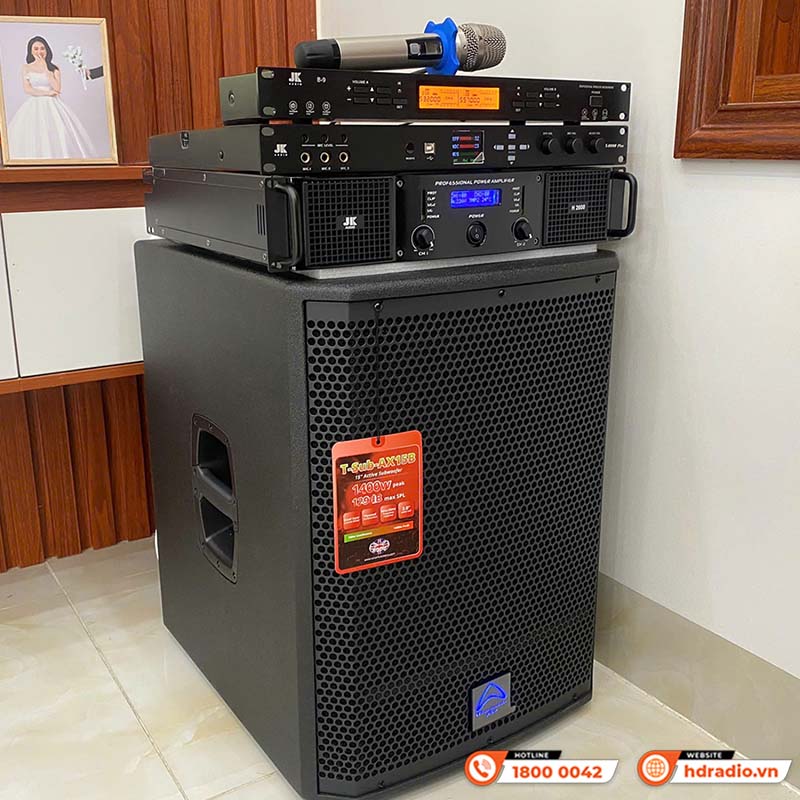 Loa Sub Wharfedale T-SUB AX15B, Bass 40cm, Công suất 700W-19