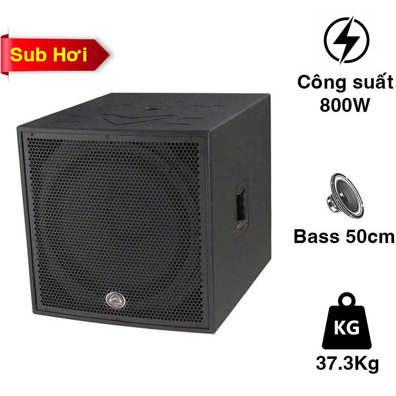 Loa Sub Wharfedale Delta X18B, Sub hơi, Công suất 800W, Bass 50cm