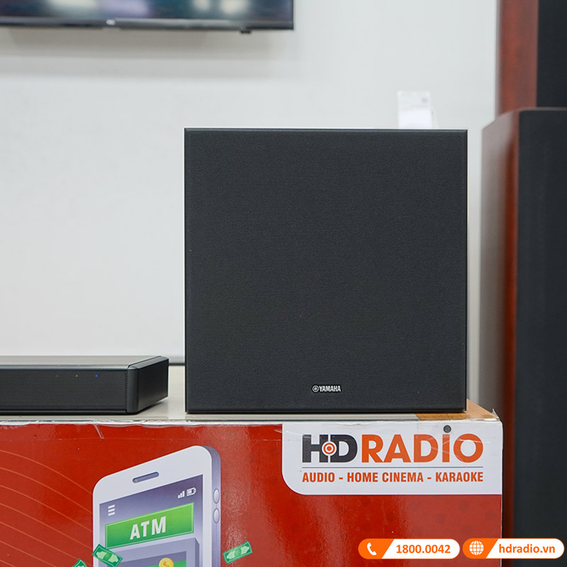 Loa Sub Yamaha NS-WSW121, Sub điện, Bass 14cm,130W-1