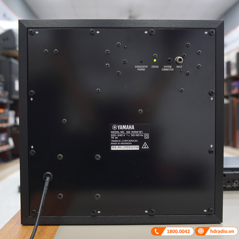 Loa Sub Yamaha NS-WSW121, Sub điện, Bass 14cm,130W-3
