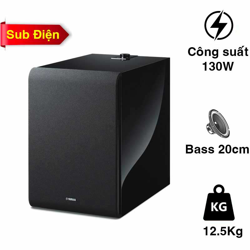 Loa Sub Yamaha MusicCast SUB 100, Active, Bass 20cm, 130W