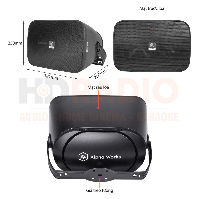 Chú thích Loa Alpha Works AW 82T