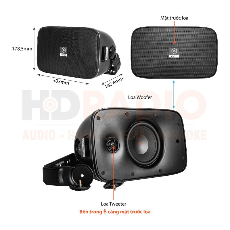 Chú thích Loa Alpha Works AW 52T
