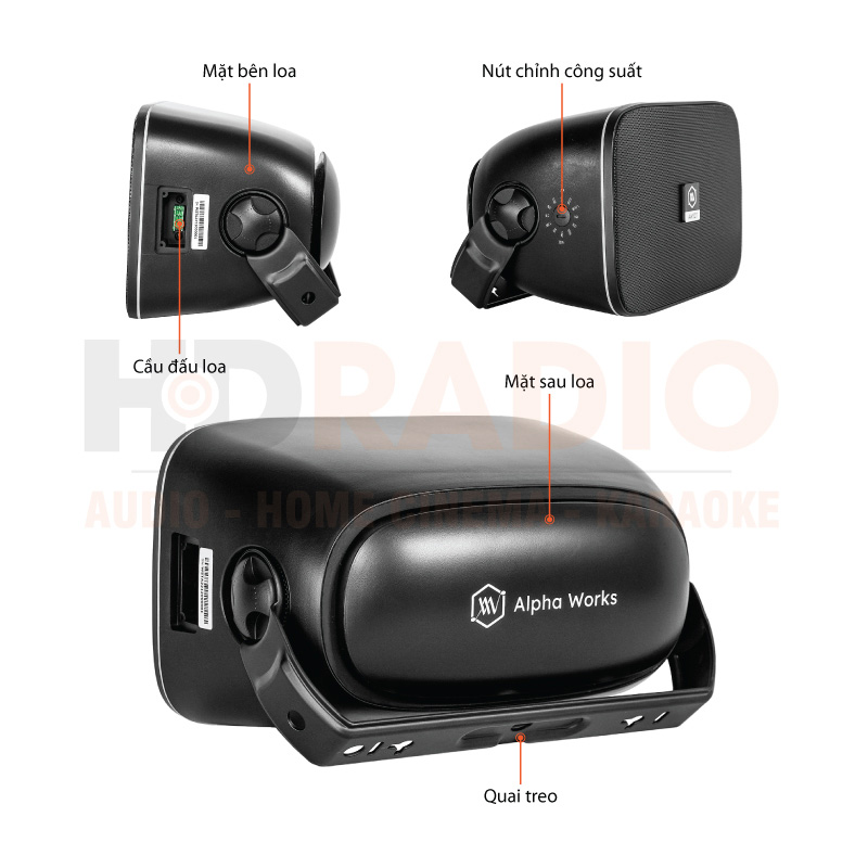 Chú thích Loa Alpha Works AW 52T