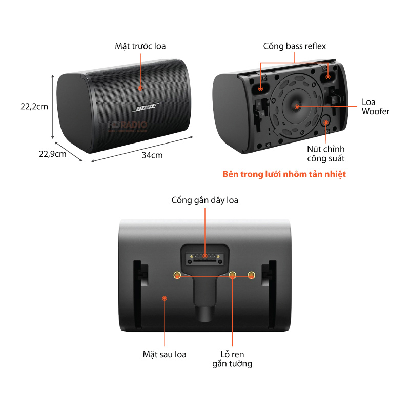 Loa Bose DesignMax DM6SE