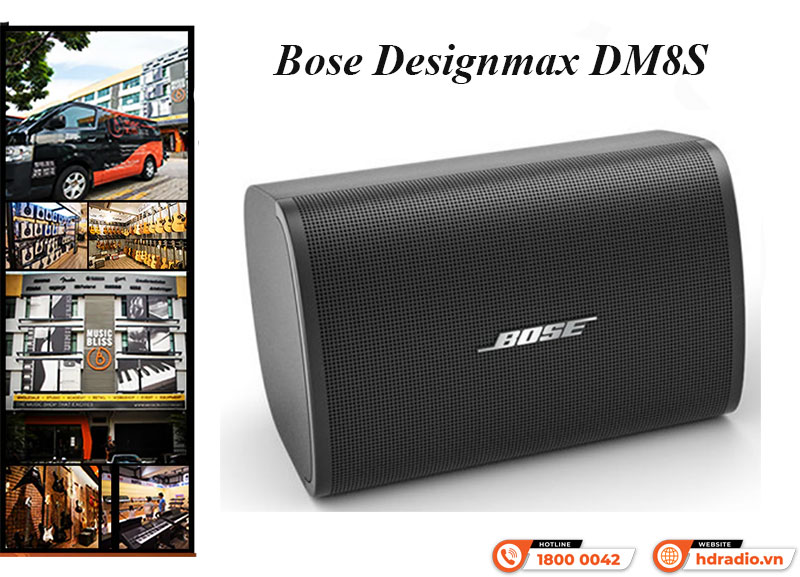 Ứng dụng thực tế Loa treo tường Bose Designmax DM8S