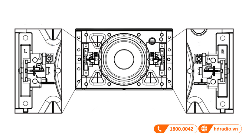 Loa Bose Designmax DM8S kết nối dễ dàng