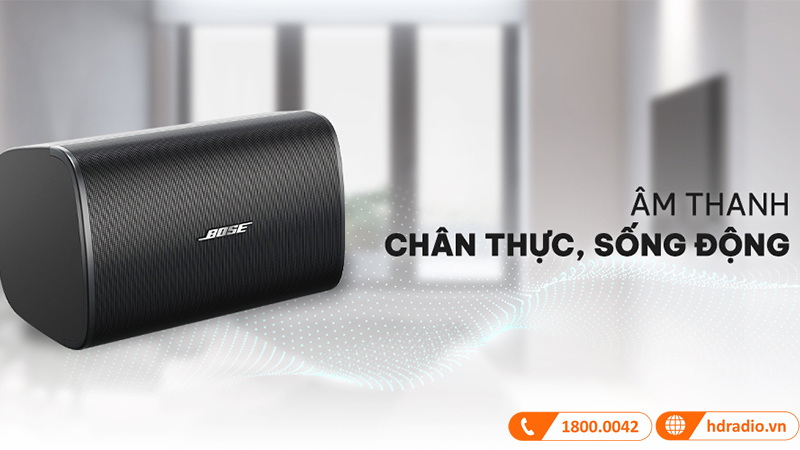 Loa Bose Designmax DM8S âm thanh rõ ràng chi tiết