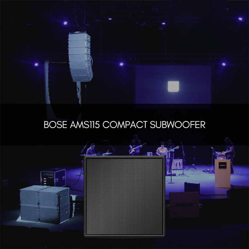 Loa Sub Bose AMS115 thích hợp sử dụng để lắp đặt ngoài trời, những nơi công cộng, biểu diễn trực tiếp ngoài trời, hội trường, bar.... Loa Sub Bose AMS115