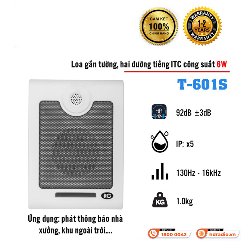 Loa hộp treo tường ITC T-601S