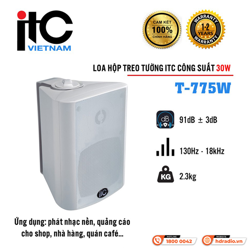 Loa hộp treo tường ITC T-775W
