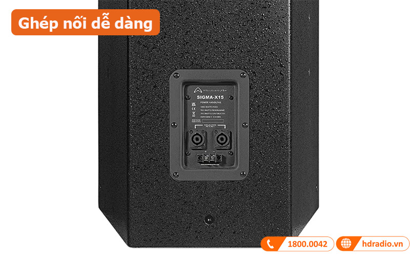 Loa Wharfedale Pro SIGMA-X15 ghép nối dễ dàng 