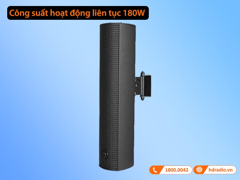 công suất hoạt động liên tục 180W