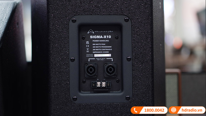 ảnh thực tế loa Wharfedale Sigma X10