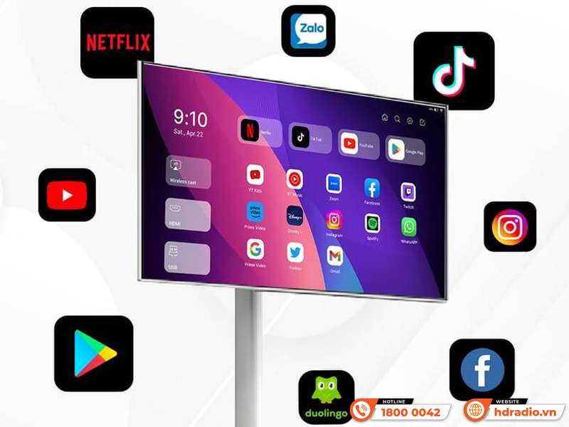 Màn hình di động cảm ứng Himedia Home M24