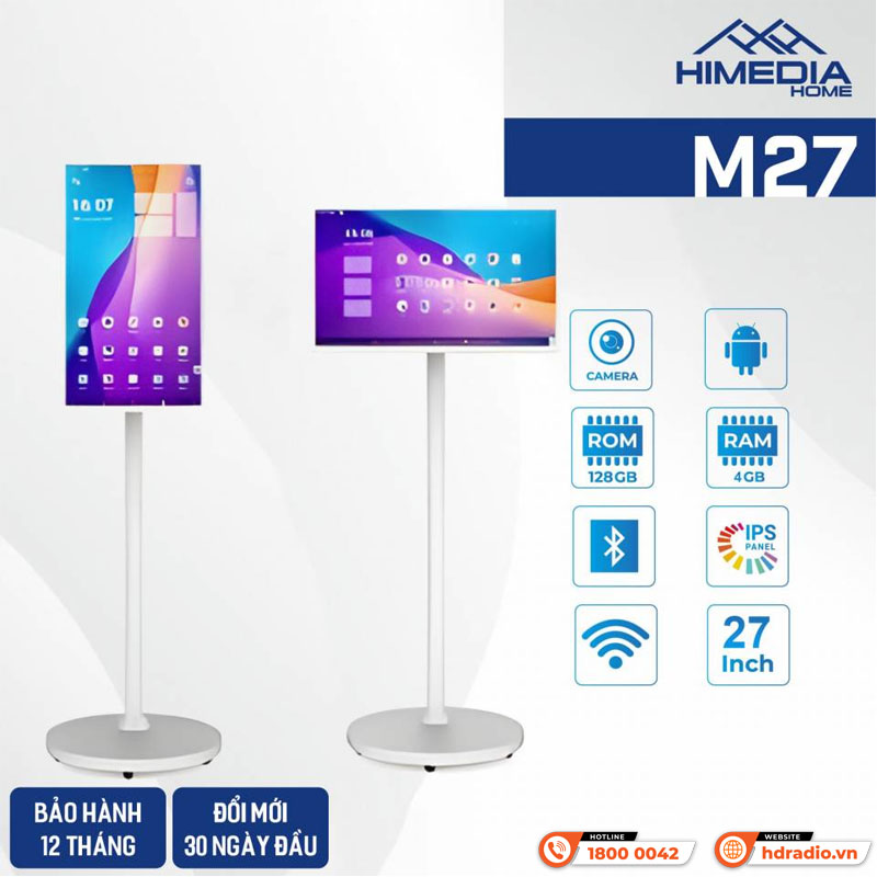 Màn hình cảm ứng di động Himedia Home M27