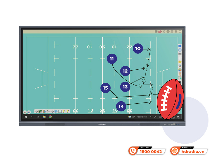 Màn hình tương tác Viewsonic IFP6533-G