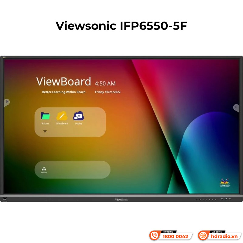 Màn hình tương tác Viewsonic IFP6550-5F