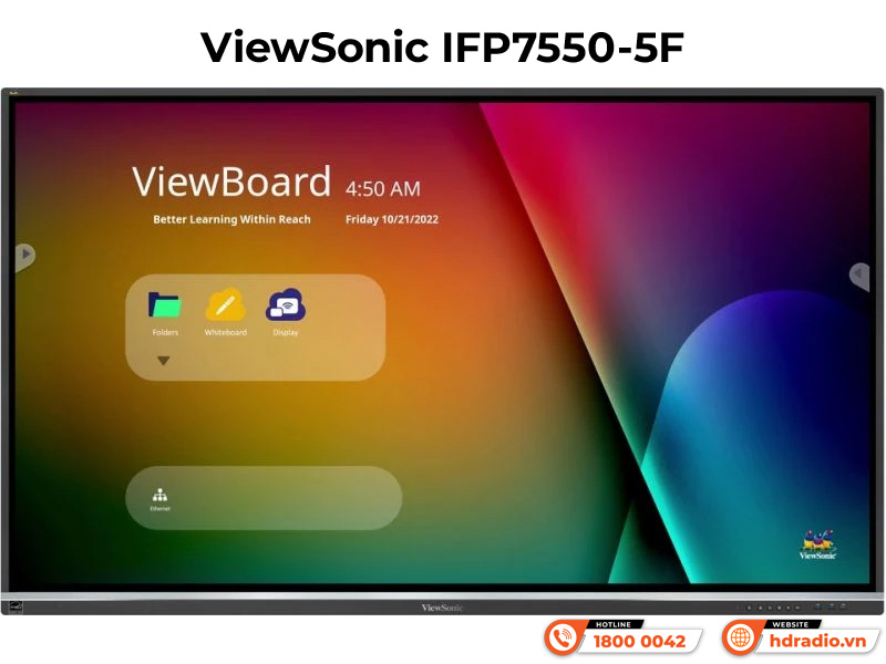 Màn hình tương tác ViewSonic IFP7550-5F