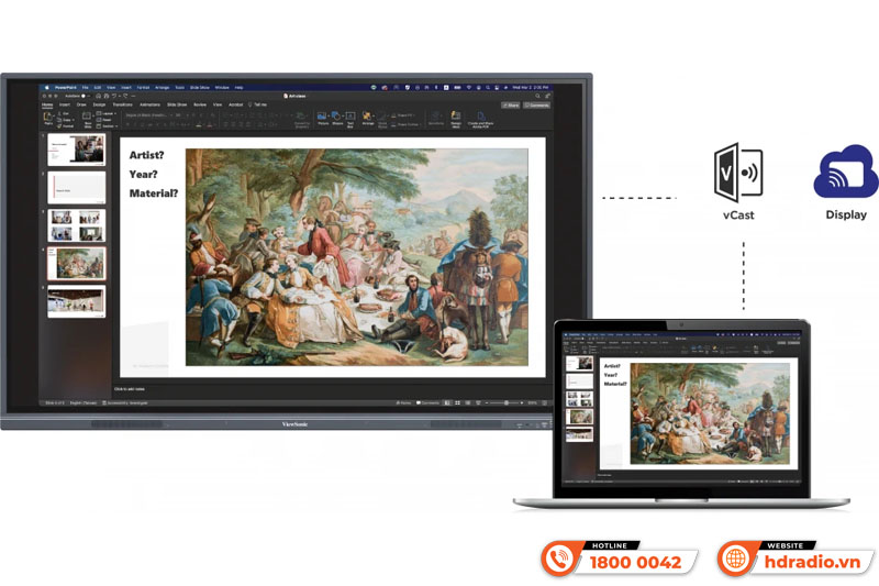 Màn hình tương tác Viewsonic IFP8633-G