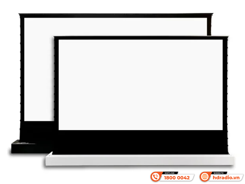 Màn chiếu điện để sàn Vividstorm S White Cinema