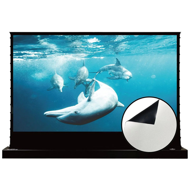 Màn chiếu điện để sàn Vividstorm S White Cinema, Kích thước từ 92 inch đến 135 inch