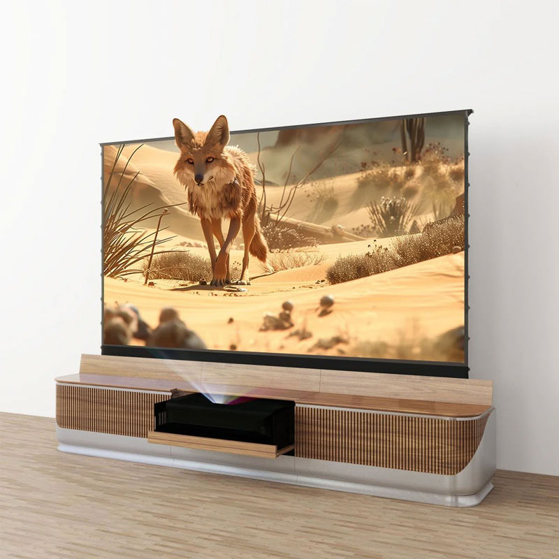 Tủ Kệ Đặt Máy Chiếu Màn Chiếu Siêu Gần Vividstorm Dune, 100 inch, 120 inch